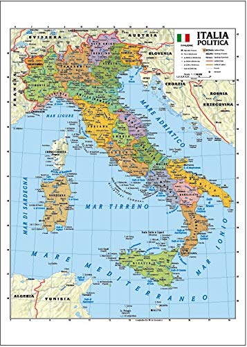 I 35 Migliori Carta Geografica Italia per te Settembre 2022
